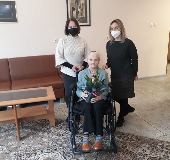 70 metų gyventojos Onutės jubiliejus